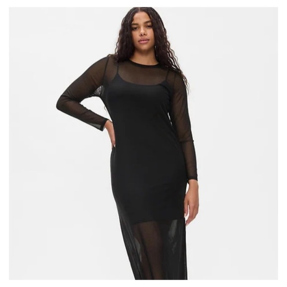 Fashion to Figure Dresses & Skirts - Fashion To Figure Dress Black Mesh The Mesh Dress Size 2